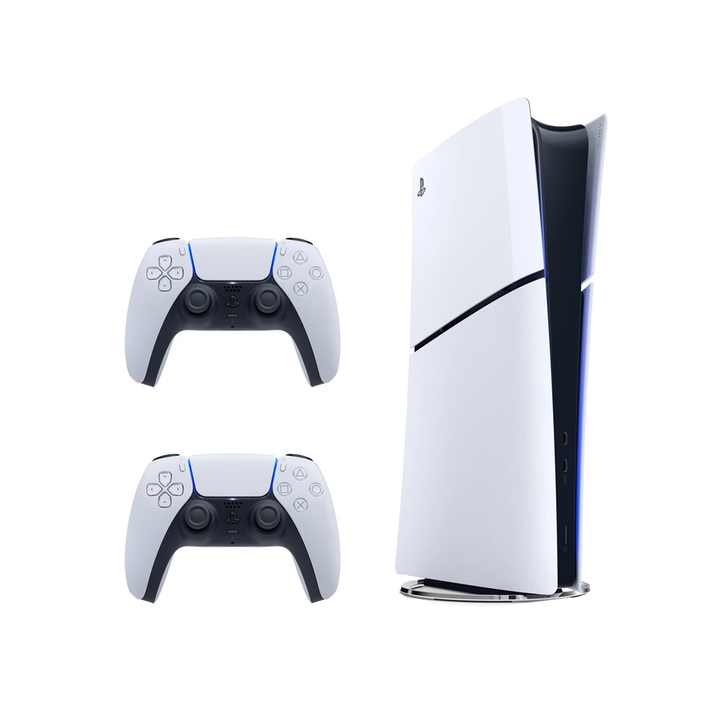 کنسول بازی سونی مدل 2116 PlayStation 5 Slim ظرفیت 825 گیگابایت ریجن اروپا دیجیتال به همراه یک دسته اضافی