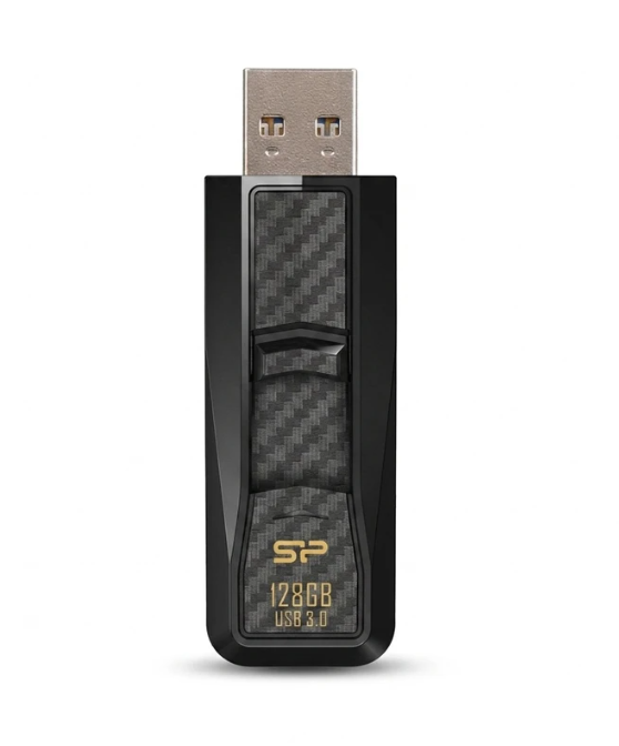 فلش مموری Silicon power مدل BLAZE B50 ظرفیت 128 گیگابایت مشکی